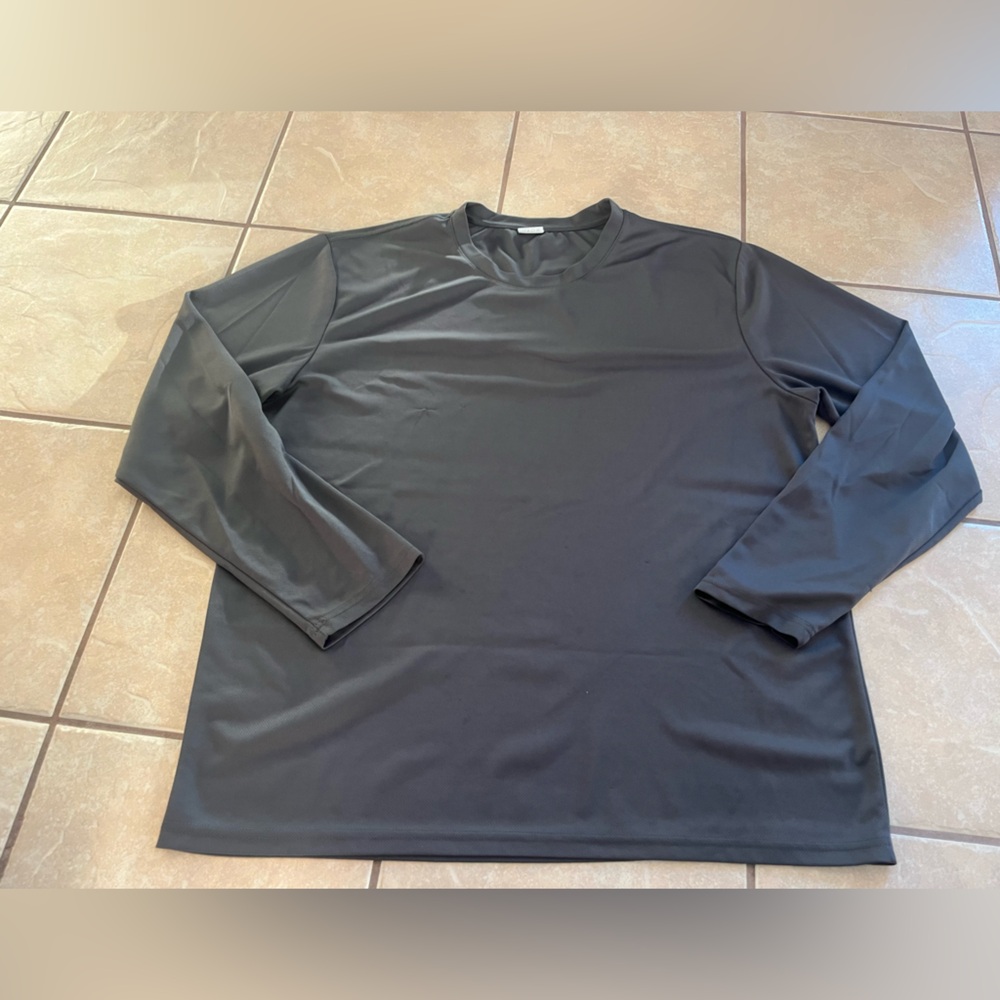 Men's grey Long Sleeve Shirt size XXL